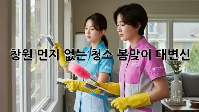 창원🏡 먼지 없는 청소✨ 봄맞이 대변신🧹